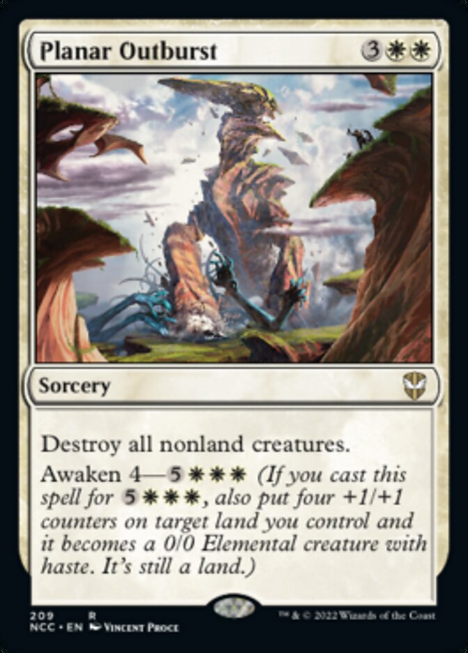 Planar Outburst [Streets of New Capenna Commander] | Odin's Place