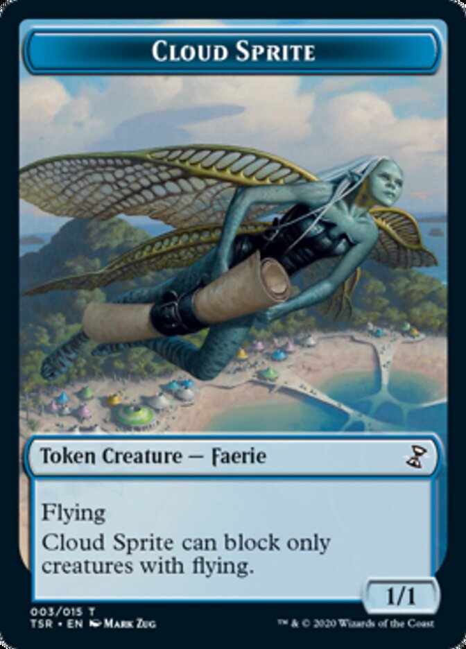 Cloud Sprite Token [Time Spiral Remastered Tokens] | Odin's Place
