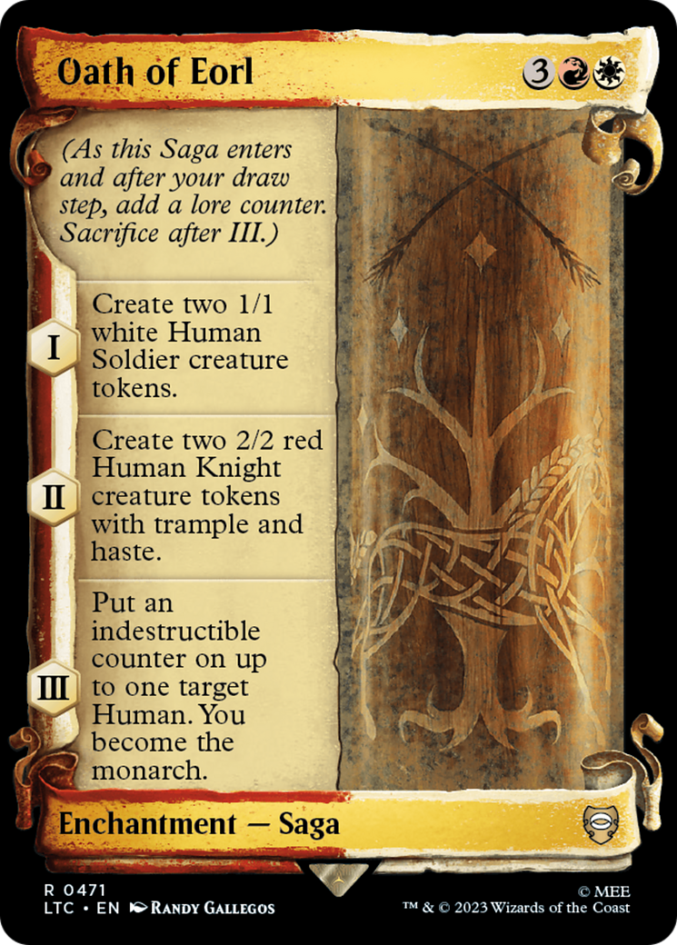 Oath of Eorl [The Lord of the Rings: Tales of Middle-Earth Commander Showcase Scrolls] | Odin's Place