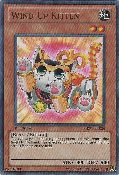 Wind-Up Kitten [PHSW-EN026] Ultra Rare | Odin's Place