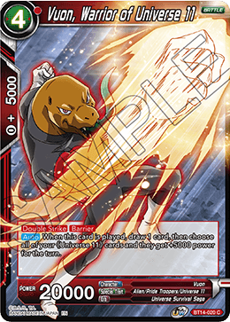 Vuon, Warrior of Universe 11 (BT14-020) [Cross Spirits] | Odin's Place