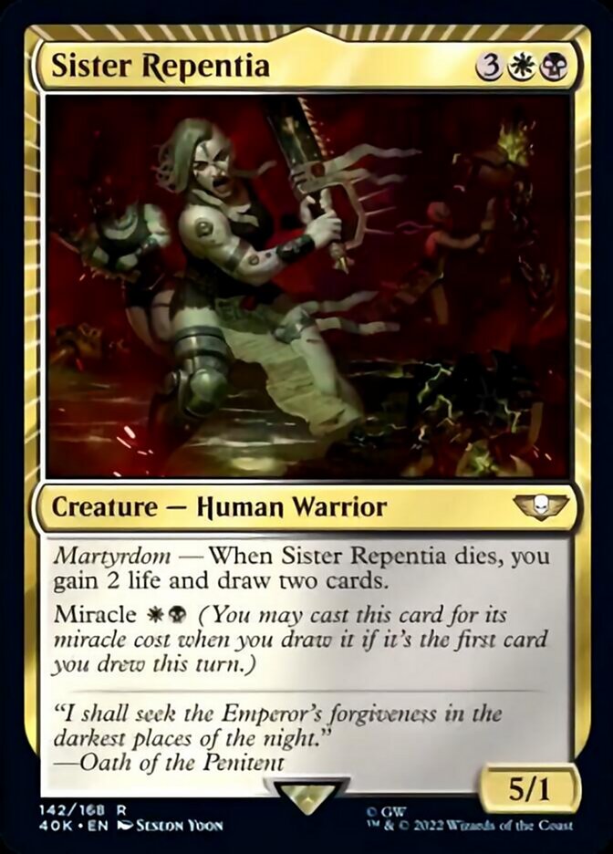 Sister Repentia (Surge Foil) [Warhammer 40,000] | Odin's Place
