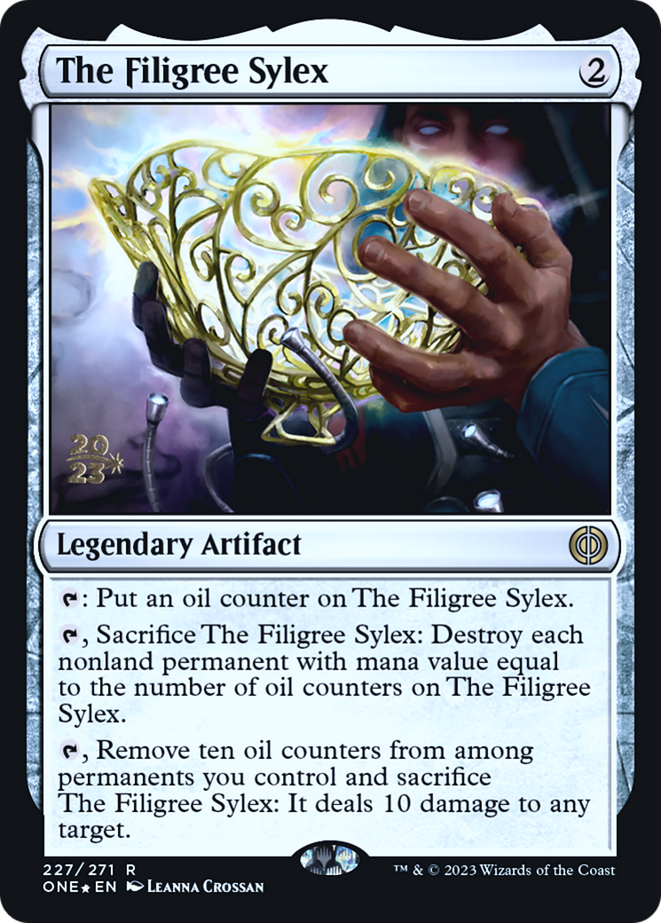 The Filigree Sylex [Phyrexia: All Will Be One Prerelease Promos] | Odin's Place