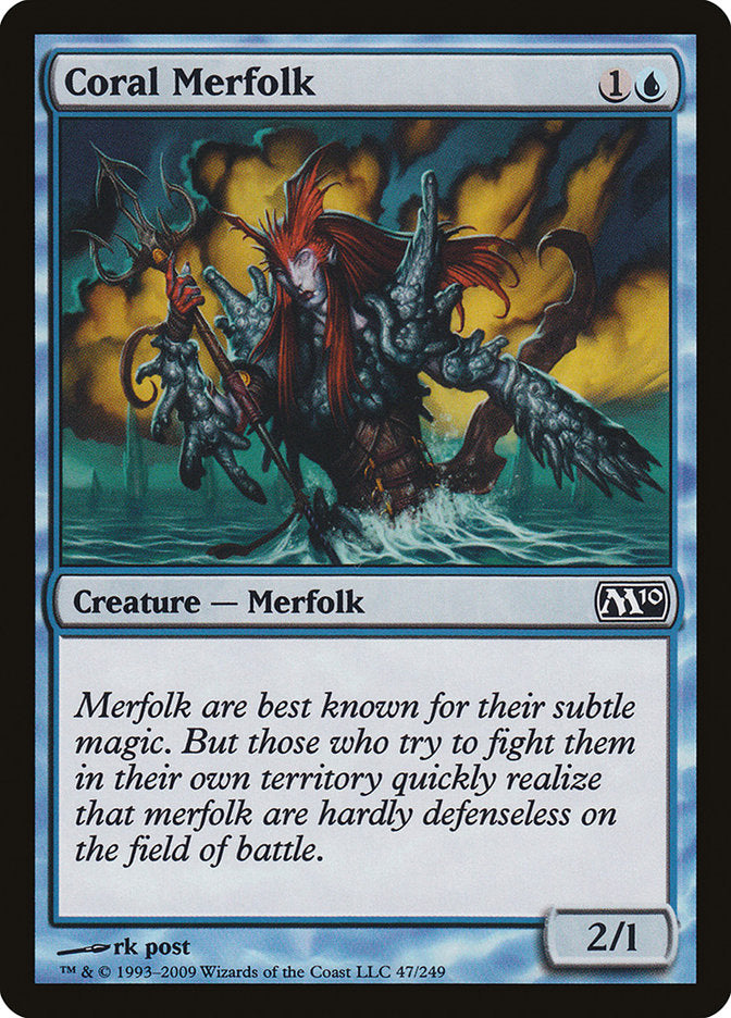Coral Merfolk (47) [Magic 2010] | Odin's Place