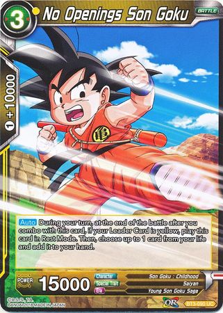 No Openings Son Goku (BT3-090) [Cross Worlds] | Odin's Place