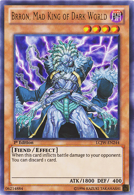 Brron, Mad King of Dark World [LCJW-EN244] Ultra Rare | Odin's Place