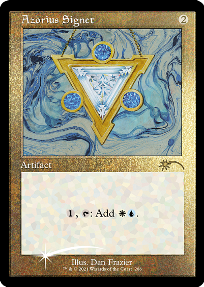 Azorius Signet (Retro) (Foil Etched) [Secret Lair Drop Series] | Odin's Place