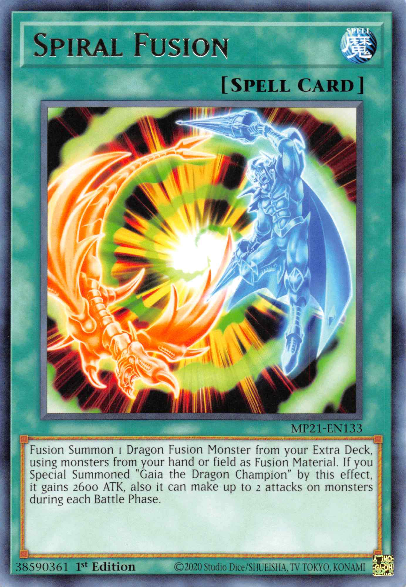 Spiral Fusion [MP21-EN133] Rare | Odin's Place