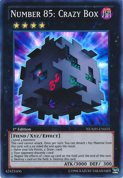 Number 85: Crazy Box [NUMH-EN033] Super Rare | Odin's Place