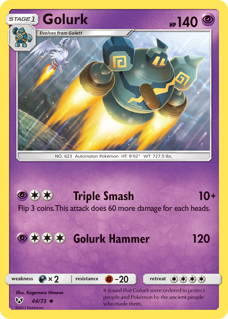 Golurk (44/73) [Sun & Moon: Shining Legends] | Odin's Place