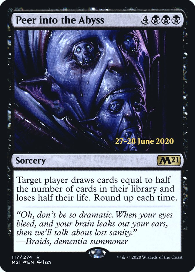 Peer into the Abyss [Core Set 2021 Prerelease Promos] | Odin's Place