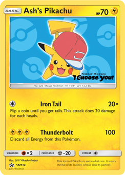 Ash's Pikachu (SM114) [Sun & Moon: Black Star Promos] | Odin's Place