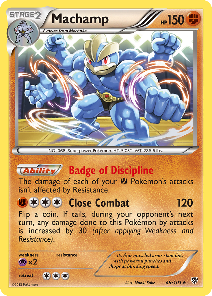Machamp (49/101) [Black & White: Plasma Blast] | Odin's Place
