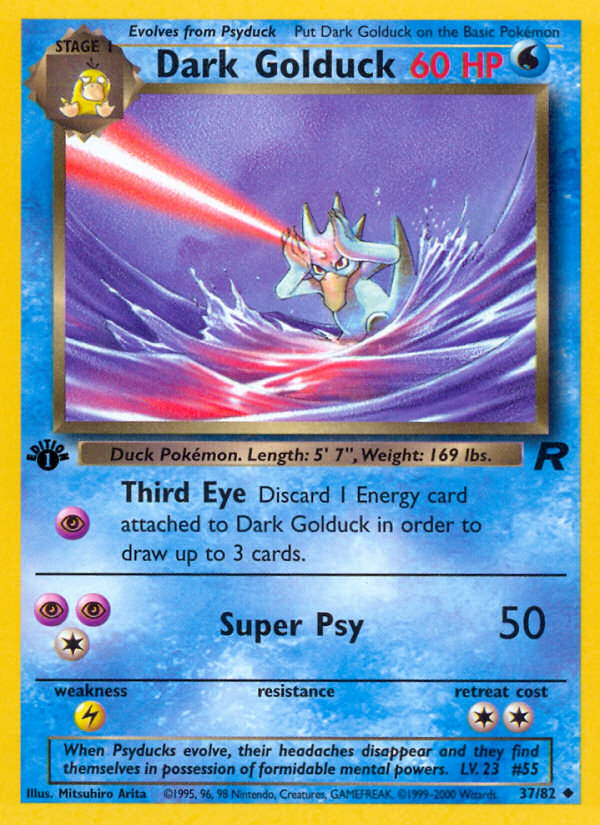 Dark Golduck (37/82) [Team Rocket 1st Edition] | Odin's Place