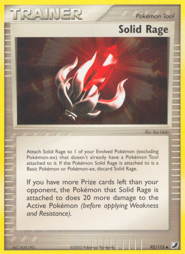 Solid Rage (92/115) [EX: Unseen Forces] | Odin's Place
