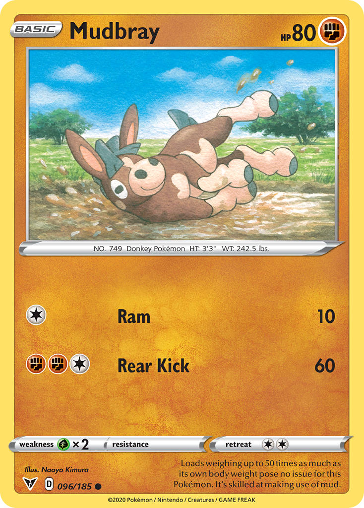 Mudbray (096/185) [Sword & Shield: Vivid Voltage] | Odin's Place