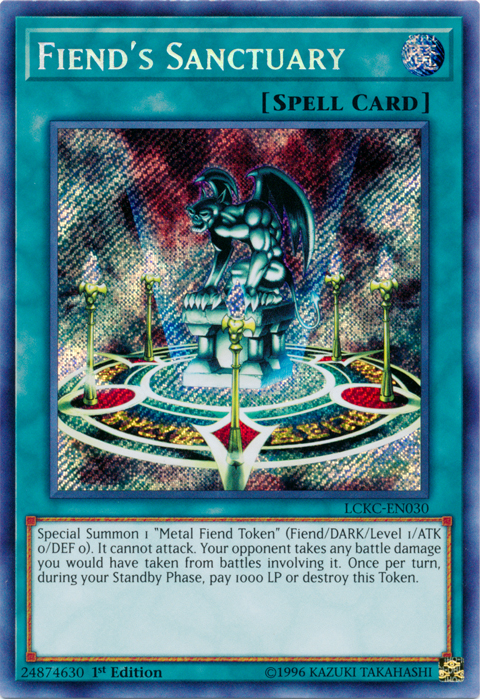 Fiend's Sanctuary [LCKC-EN030] Secret Rare | Odin's Place