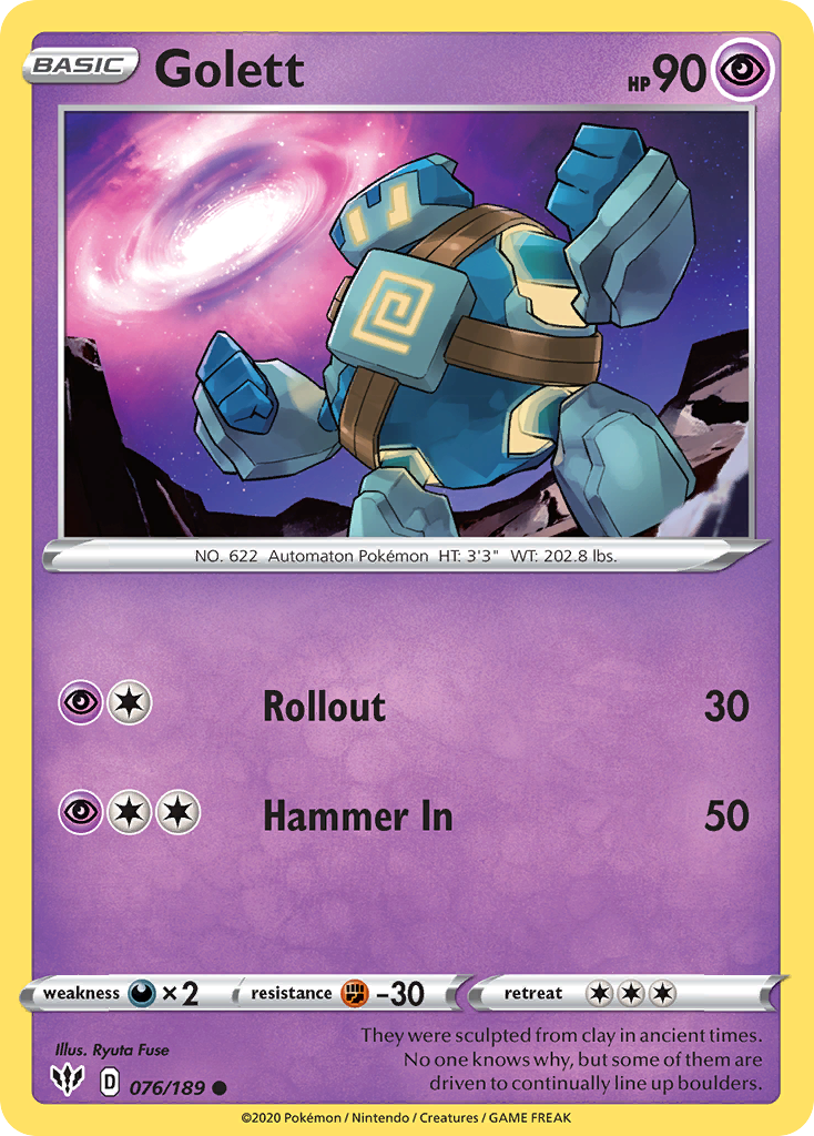 Golett (076/189) [Sword & Shield: Darkness Ablaze] | Odin's Place