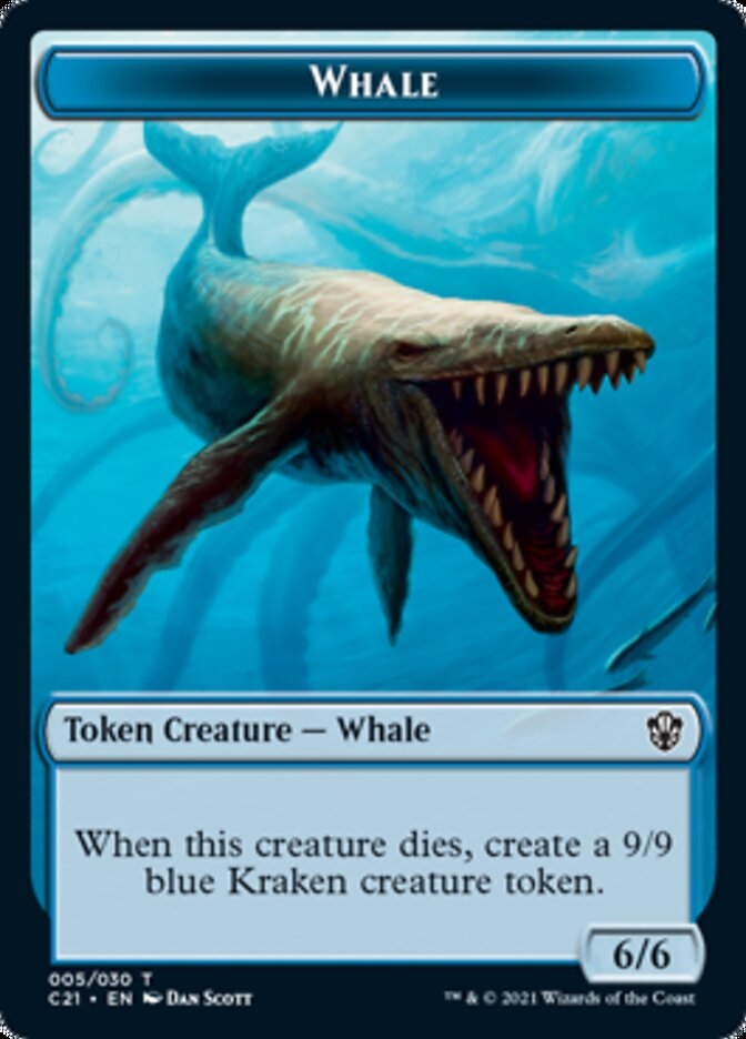 Beast (010) // Whale Double-Sided Token [Commander 2021 Tokens] | Odin's Place