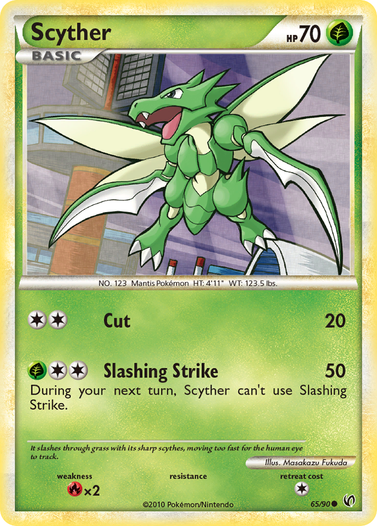 Scyther (65/90) [HeartGold & SoulSilver: Undaunted] | Odin's Place