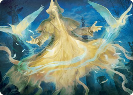 Heron-Blessed Geist Art Card [Innistrad: Crimson Vow Art Series] | Odin's Place
