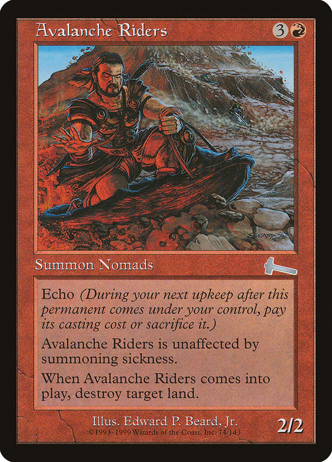 Avalanche Riders (74) [Urza's Legacy] | Odin's Place