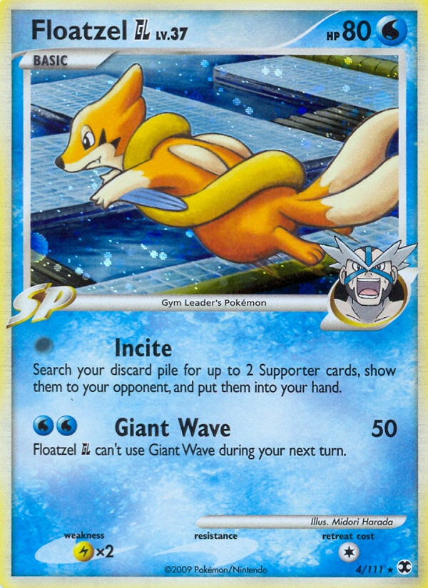 Floatzel GL (4/111) [Platinum: Rising Rivals] | Odin's Place