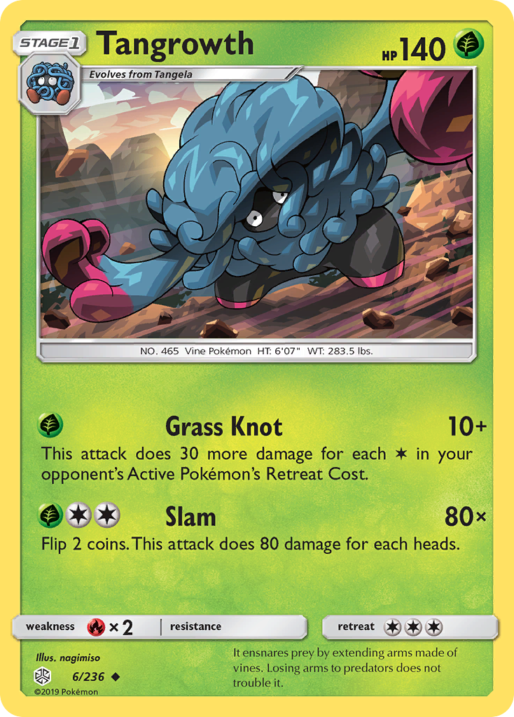 Tangrowth (6/236) [Sun & Moon: Cosmic Eclipse] | Odin's Place
