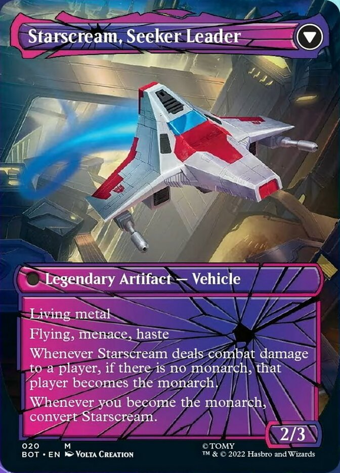 Starscream, Power Hungry // Starscream, Seeker Leader (Shattered Glass) [Transformers] | Odin's Place
