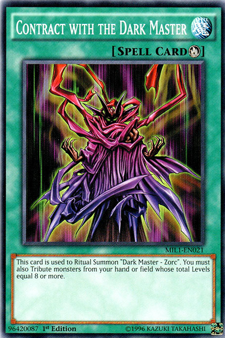 Contract with the Dark Master [MIL1-EN021] Common | Odin's Place