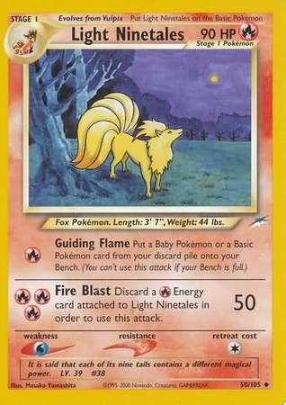 Light Ninetales (50/105) [Neo Destiny Unlimited] | Odin's Place