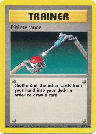 Maintenance (83/102) [Base Set Unlimited] | Odin's Place