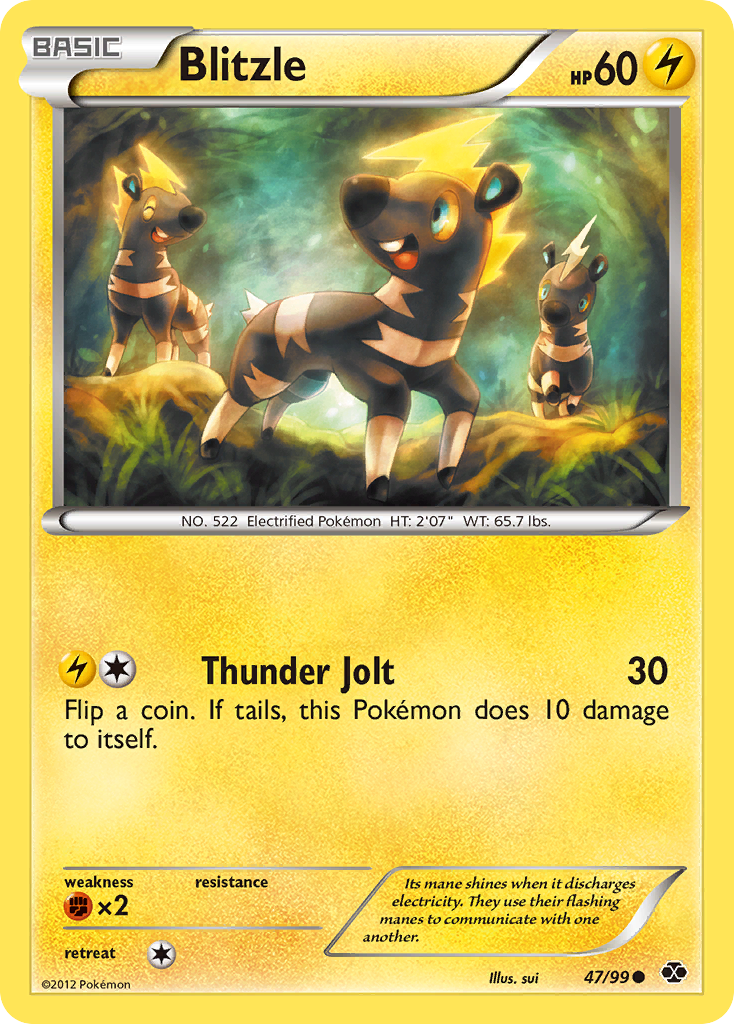 Blitzle (47/99) [Black & White: Next Destinies] | Odin's Place