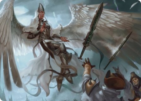 Angelic Quartermaster Art Card [Innistrad: Crimson Vow Art Series] | Odin's Place