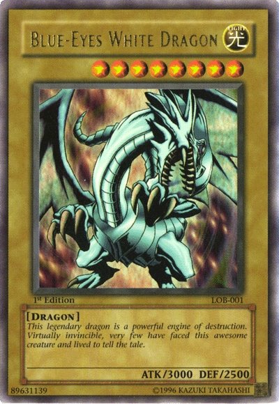 Blue-Eyes White Dragon [LOB-001] Ultra Rare | Odin's Place