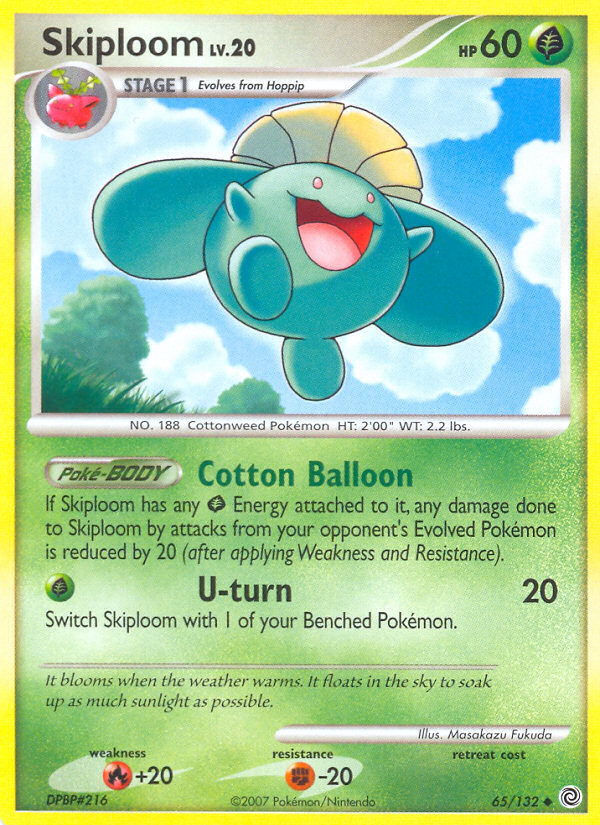 Skiploom (65/132) [Diamond & Pearl: Secret Wonders] | Odin's Place