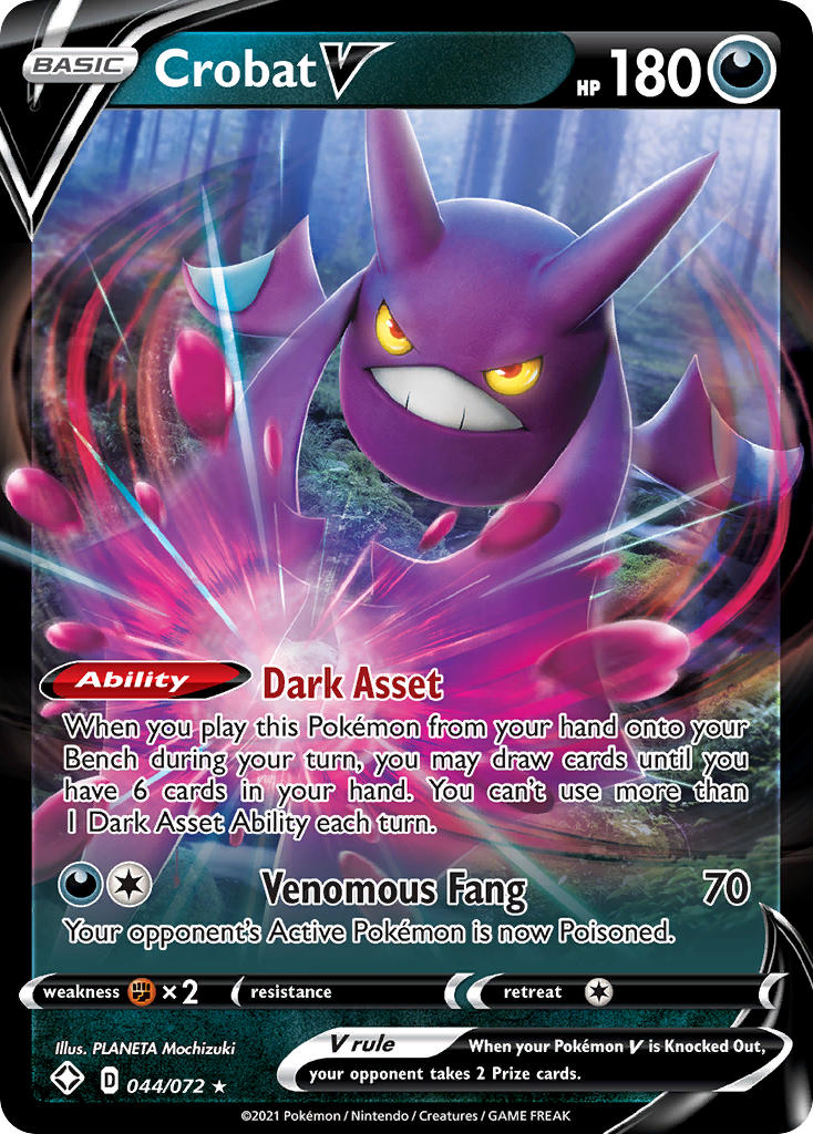 Crobat V (044/072) [Sword & Shield: Shining Fates] | Odin's Place