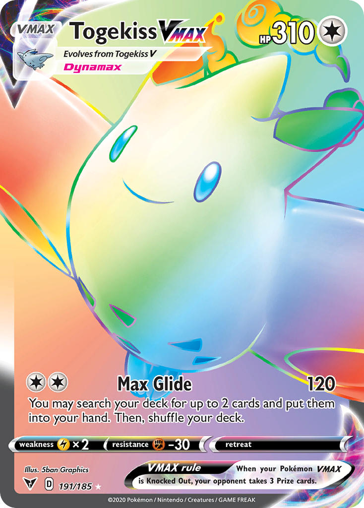 Togekiss VMAX (191/185) [Sword & Shield: Vivid Voltage] | Odin's Place