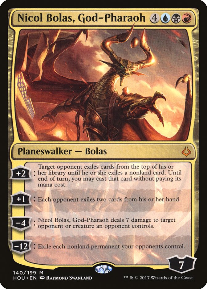 Nicol Bolas, God-Pharaoh (140) [Hour of Devastation] | Odin's Place