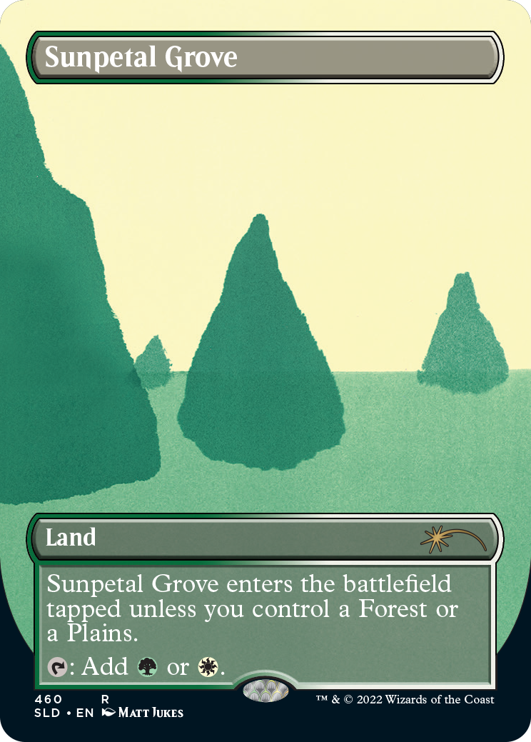 Sunpetal Grove (Borderless) [Secret Lair Drop Series] | Odin's Place