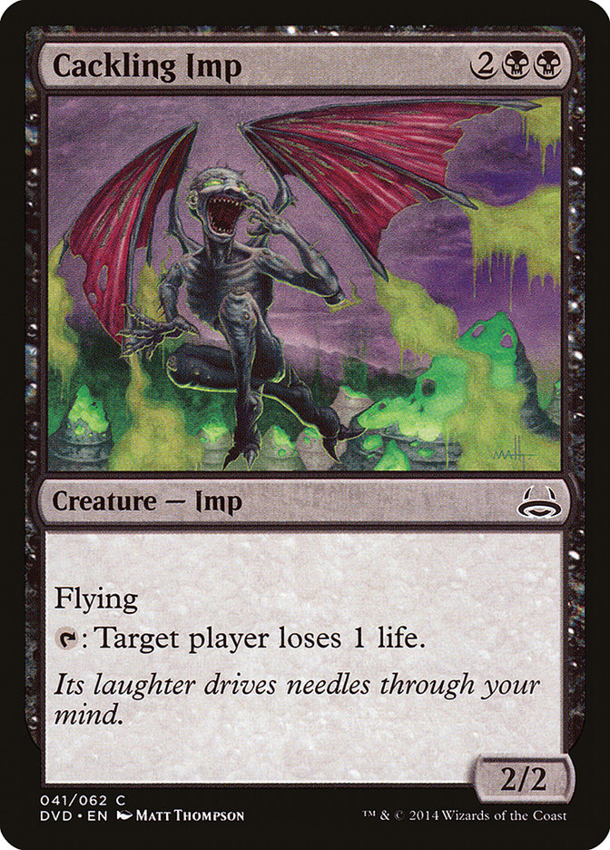 Cackling Imp (41) (Divine vs. Demonic) [Duel Decks Anthology] | Odin's Place