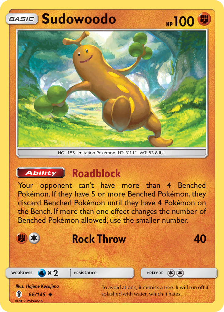 Sudowoodo (66/145) [Sun & Moon: Guardians Rising] | Odin's Place