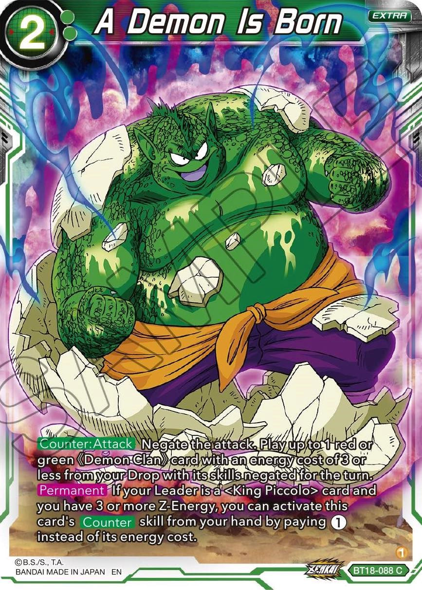 A Demon Is Born (BT18-088) [Dawn of the Z-Legends] | Odin's Place