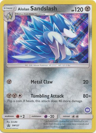 Alolan Sandslash (SM127) (Deck Exclusive #30) [Sun & Moon: Trainer Kit - Alolan Sandslash] | Odin's Place