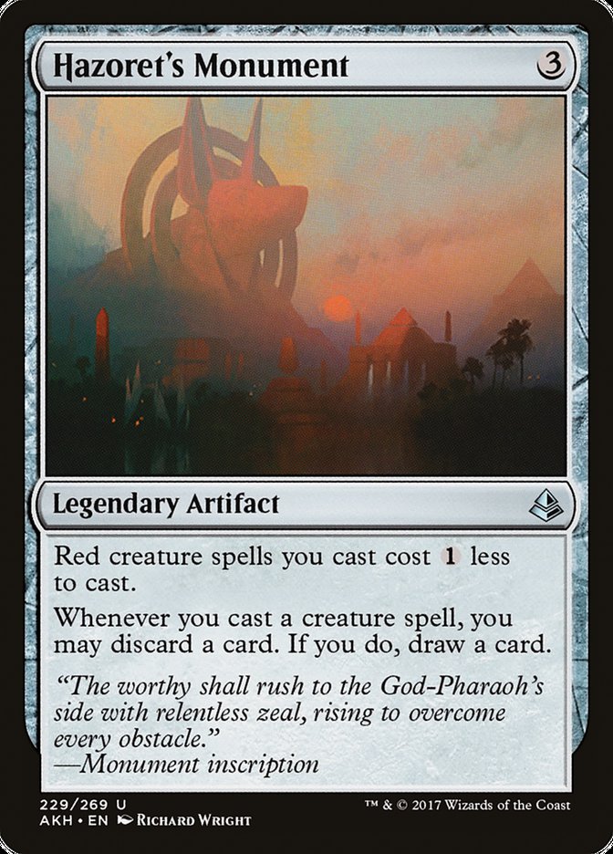 Hazoret's Monument (229) [Amonkhet] | Odin's Place