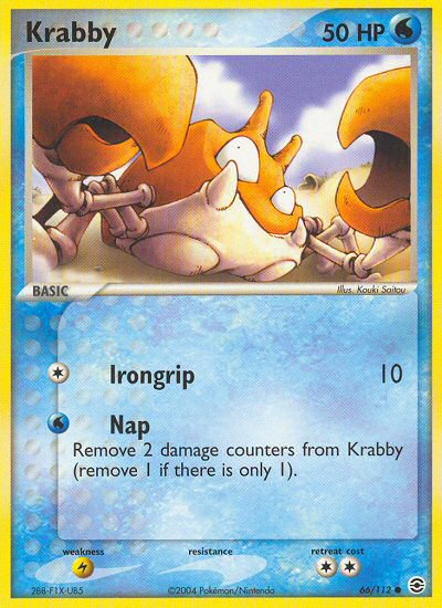 Krabby (66/112) [EX: FireRed & LeafGreen] | Odin's Place