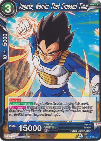 Vegeta, Warrior That Crossed Time (BT10-042) [Rise of the Unison Warrior 2nd Edition] | Odin's Place