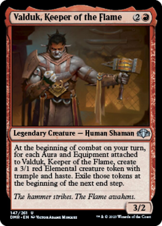 Valduk, Keeper of the Flame [Dominaria Remastered] | Odin's Place