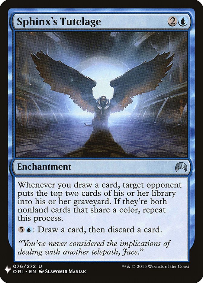 Sphinx's Tutelage [Mystery Booster] | Odin's Place