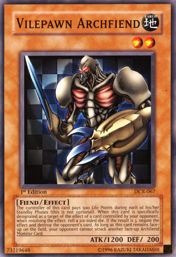 Vilepawn Archfiend [DCR-067] Common | Odin's Place